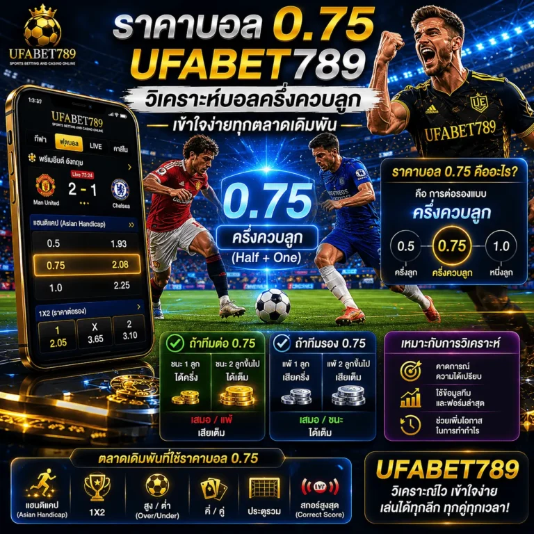 ราคาบอล 0.75